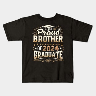 Proud Brother of a 2024 Graduate Celebration Kids T-Shirt